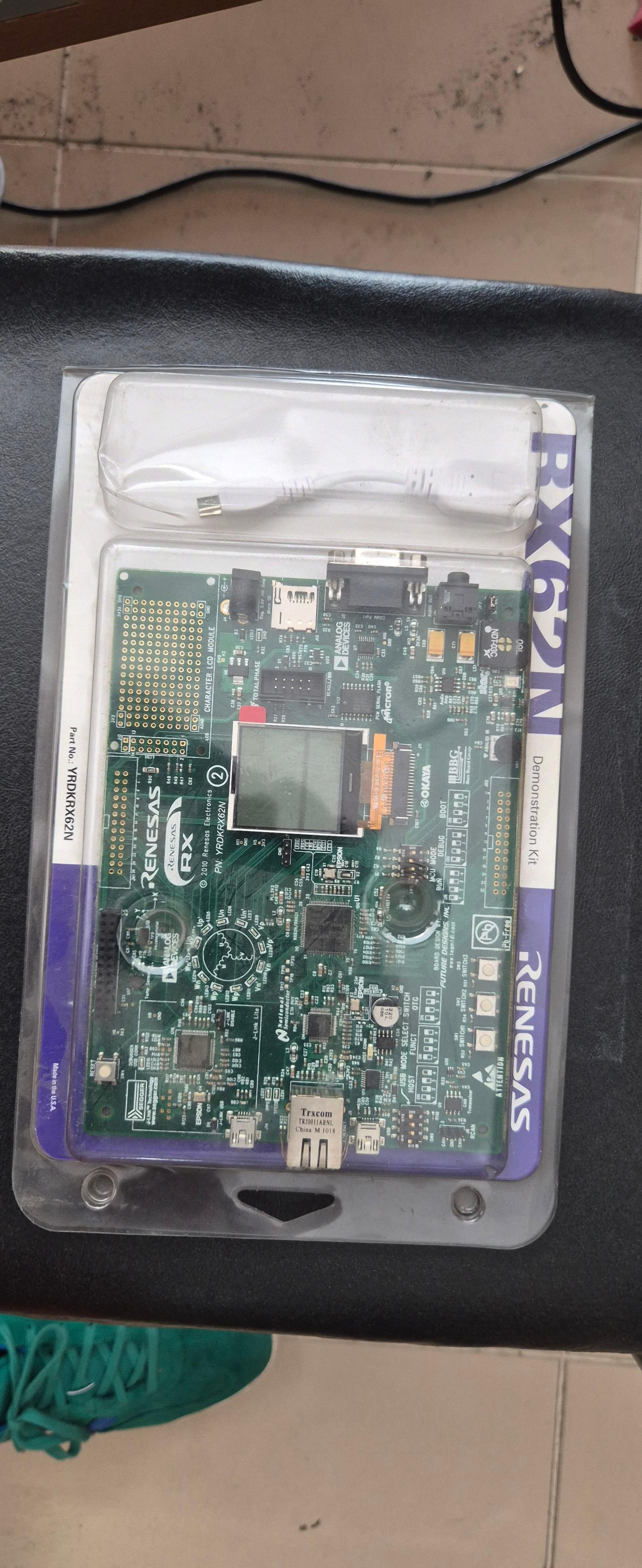 Renesas RX62N Demonstration Kit