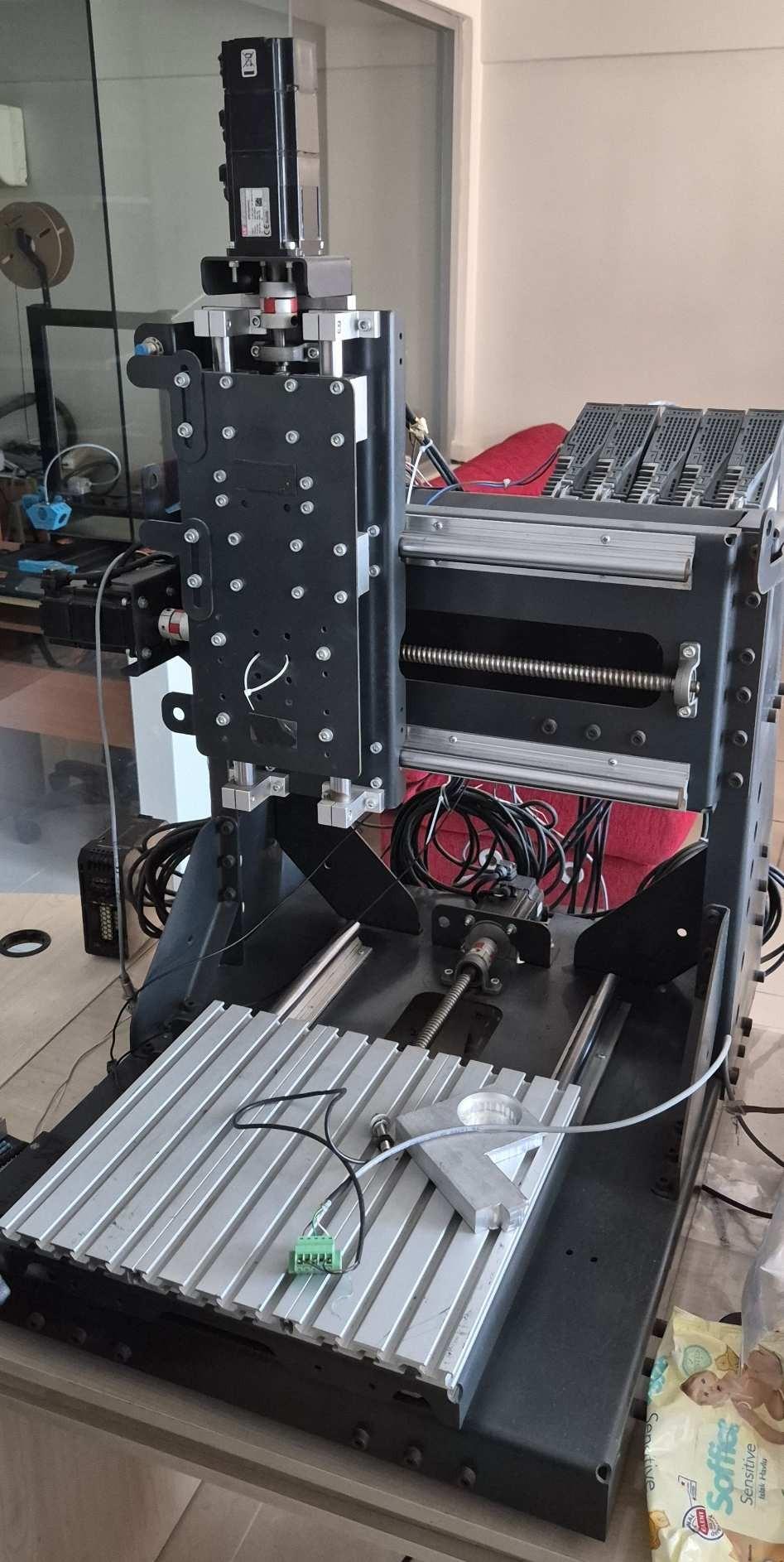 5 Eksen CNC Masaüstü Router - LinuxCNC Uyumlu