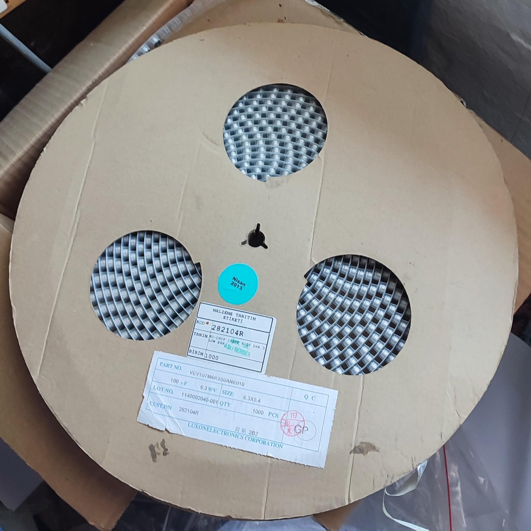 100uF 6.3V SMD Elektrolitik Kondansatör