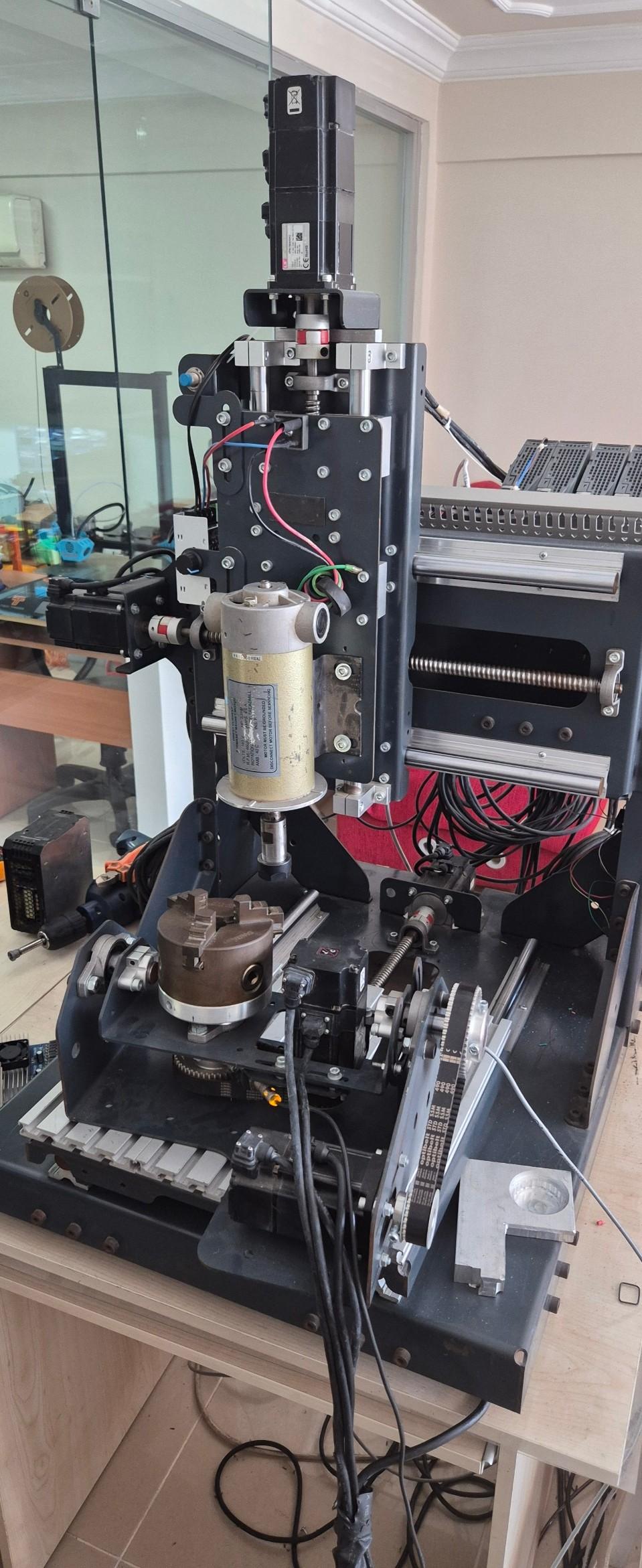 5 Eksen CNC Router | AC Servo Motor | Ethercat | Lınuxcnc