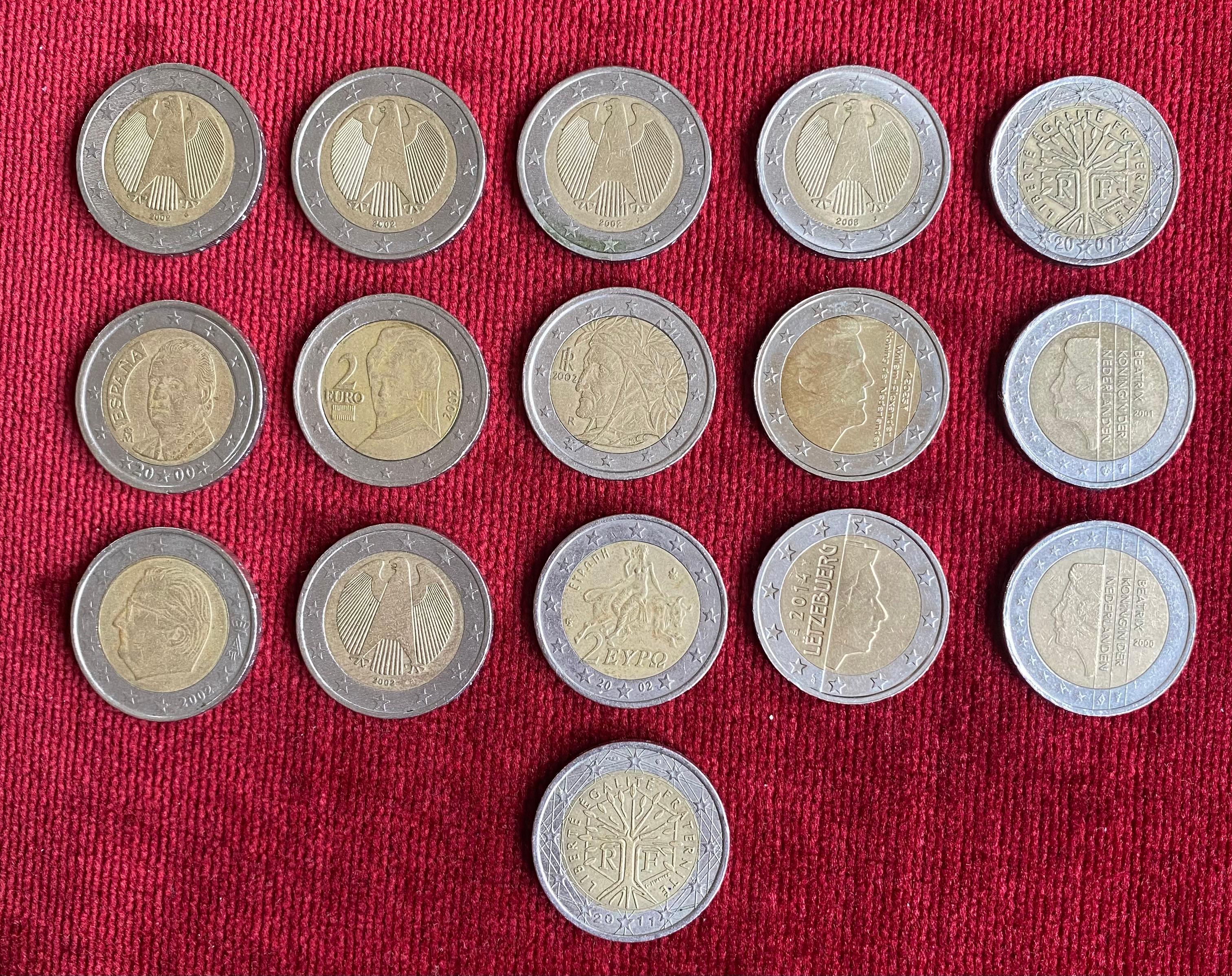 2 Euro madeni paralar