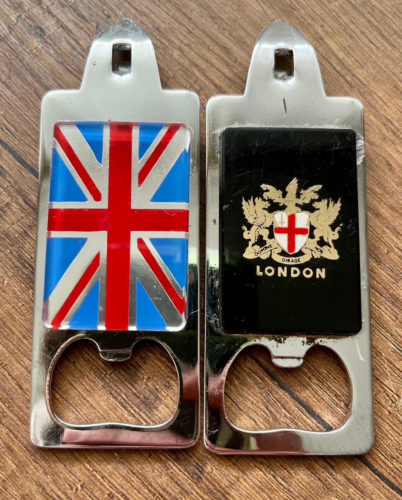 Londra Temalı Açacak Seti Union Jack & City Crest 2’li