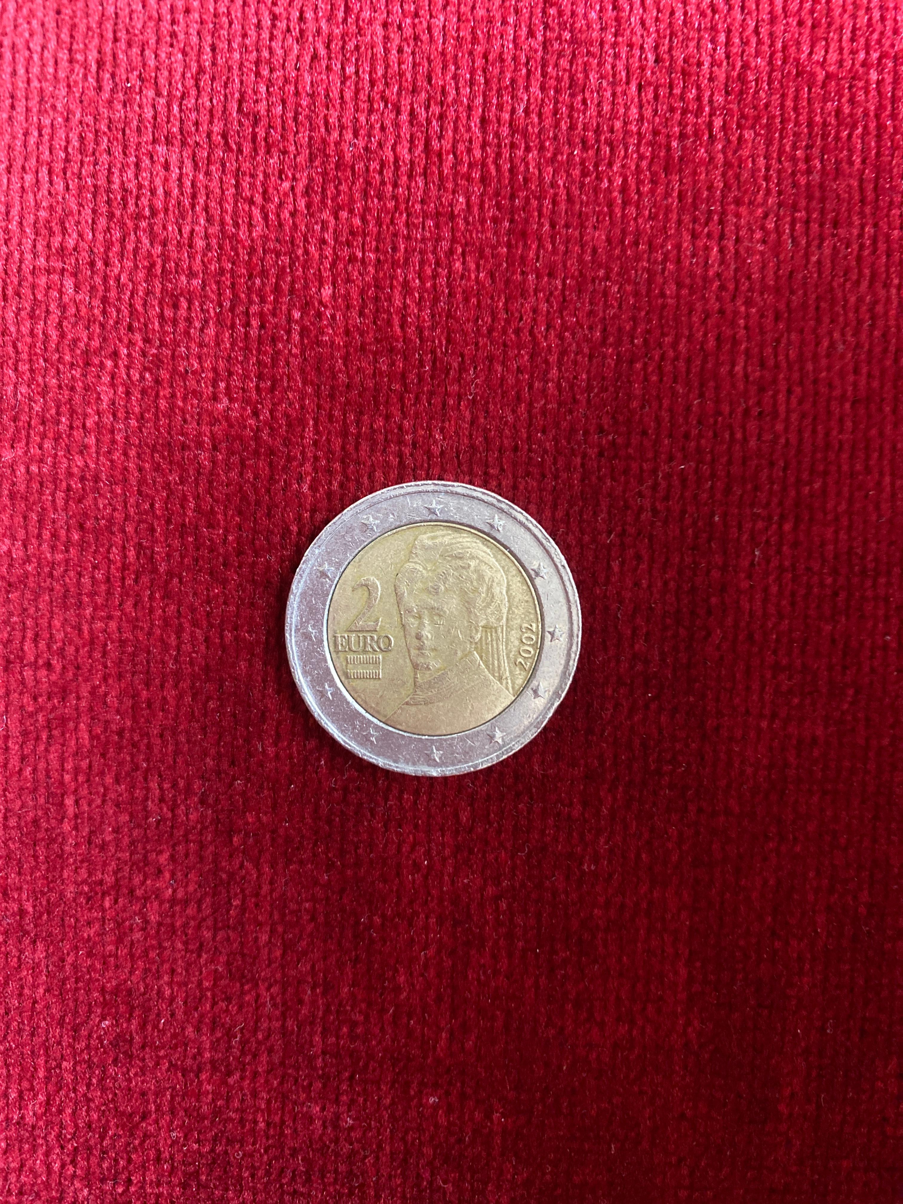 1 adet madeni 2 Euro