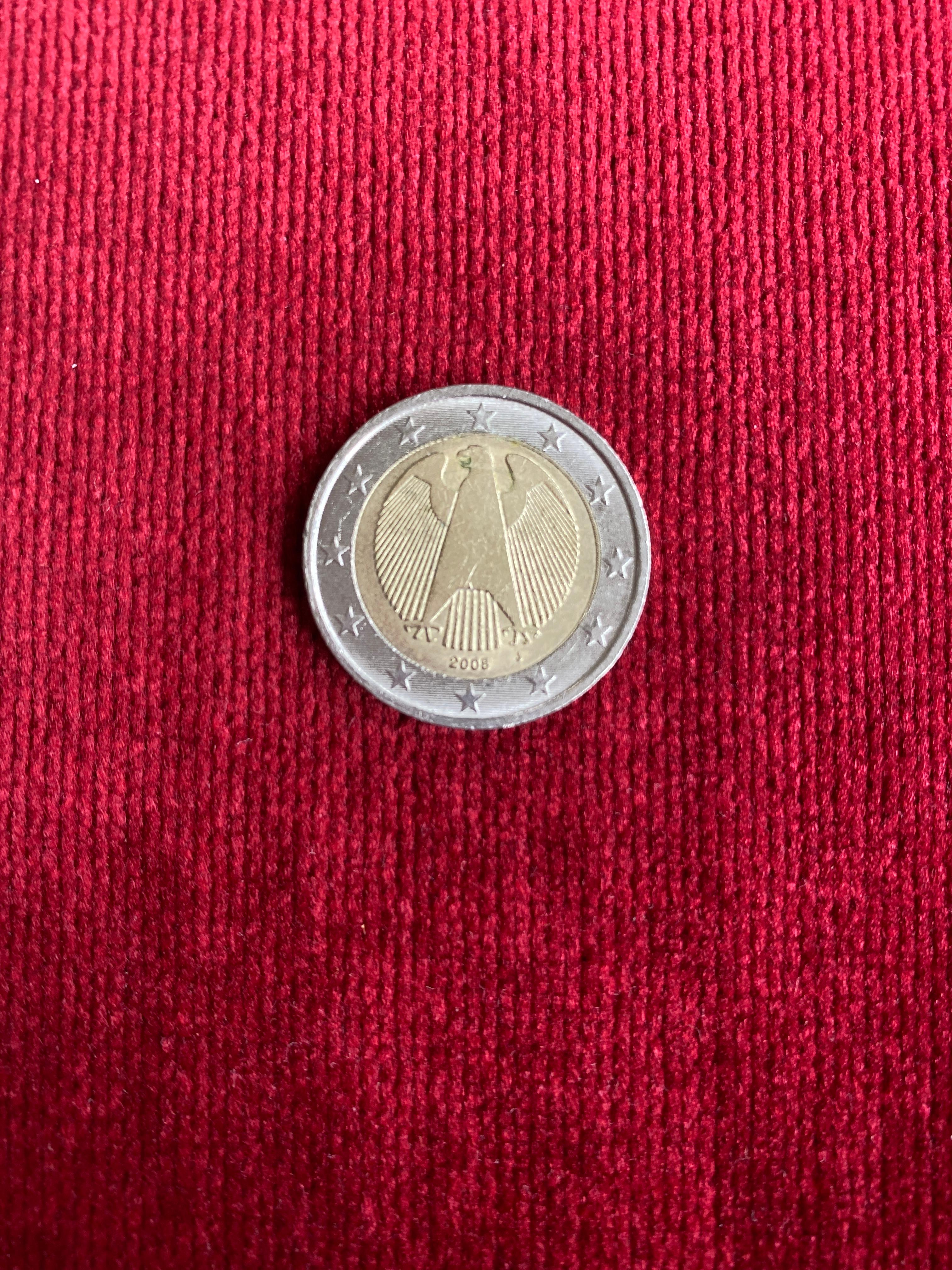 1 adet madeni 2 Euro